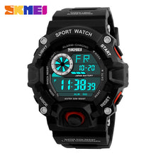 Load image into Gallery viewer, S SHOCK Men Sports Watches SKMEI Luxury Brand Camouflage Military Watches Digital LED Waterproof Wristwatches Relogio Masculino