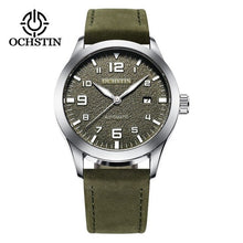 Load image into Gallery viewer, OCHSTIN Man Mechanical Pilot Wrist Watches For Men Luxury Casual Self Winding Leather Mechanic Male Clock Date relogio masculino