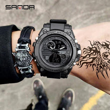 Load image into Gallery viewer, 2019 New SANDA 739 Multifunction Sports Men's Watches Top Brand Luxury Military Quartz Watch Men Waterproof relogio masculino