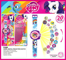 Load image into Gallery viewer, 3D Projection Minnie Unicorn Kids Watches Children Toy LED Digital Kid Boys Girls Clock Watches Spiderman Child Watch