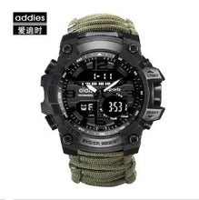 Load image into Gallery viewer, LED Military Watch with compass 30M Men Waterproof Sports Watch Men Sport Watch Shock Sport Watches Electronic Wristwatches