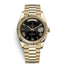 Load image into Gallery viewer, Men Watch top brand luxury 18K Gold Watch 40MM High Quality Stainless Steel Calendar genava male wristwatches rolexable watch