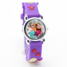 Load image into Gallery viewer, New Princess Elsa Children kid Watches Colorful Light Source Boys Watch Girls Kids Party Gift Clock Wrist Relogio Feminino