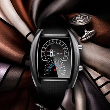 Load image into Gallery viewer, 2019 New Fashion Creative Men's Fashion LED Light Flash Turbo Speedometer Sports Car Dial Decorative Meter Watch Zegarek #D