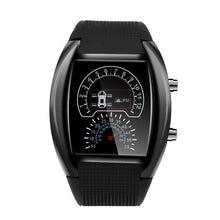 Load image into Gallery viewer, 2019 New Fashion Creative Men's Fashion LED Light Flash Turbo Speedometer Sports Car Dial Decorative Meter Watch Zegarek #D