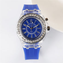 Load image into Gallery viewer, School Boy Girl Watches Electronic Colorful Light Source Sister brother Birthday kids Gift Clock Fashion Children's Wrist Watch