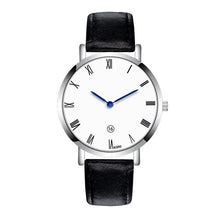 Load image into Gallery viewer, Men Watches Business Style Round Dial Quartz Soft Leather Strap Minimalist Ultrathin Wrist Watches Birthday Gift