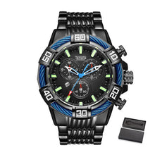 Load image into Gallery viewer, Relogio Masculino Men Watch Top Brand Temeite Business Quartz Watches Luxury Gold Man Waterproof Military Wristwatches Men Clock