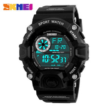 Load image into Gallery viewer, S SHOCK Men Sports Watches SKMEI Luxury Brand Camouflage Military Watches Digital LED Waterproof Wristwatches Relogio Masculino
