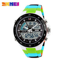 Load image into Gallery viewer, SKMEI Men Sports Watches Male Clock 5ATM Dive Swim Fashion Digital Watch Military Multifunctional Wristwatches relogio masculino
