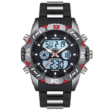 Load image into Gallery viewer, Stryve 8011 Relojes Brand Waterproof Military Sport Watches Men Stainless Steel Digital Quartz Dual Display Watch montre homme
