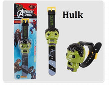Load image into Gallery viewer, 2019 QMXD Brand Wristband Hot Avengers  Electric Kids Boy Watch Hulk Ironman Figure Model Toys Action Figures For Children Gifts
