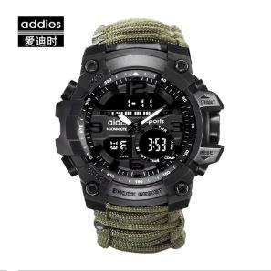 LED Military Watch with compass 30M Men Waterproof Sports Watch Men Sport Watch Shock Sport Watches Electronic Wristwatches