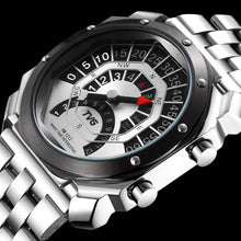 Load image into Gallery viewer, TVG Mens New Square Watch Compass Hiking Mountaineering Watch Full Steel Waterproof LED Watch Men Watch Naviforce Sport Watches

