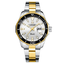 Load image into Gallery viewer, LONGBO Quartz Watches Men Popular Brand Sports Wristwatches Business Stainless Steel Waterproof Clock Relogio Masculino
