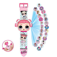 Load image into Gallery viewer, NEW Princess Elsa Spiderman Iron Children Watches Kids 3D Projection Cartoon Pattern Girls Watch Child Boys Digital Wristwatches
