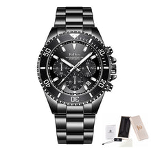 Load image into Gallery viewer, Fashion Rolexable Mens Watches Top Brand Luxury Waterproof Clock Stainless Steel Man Quartz Watch Sports Chronograph Wristwatch
