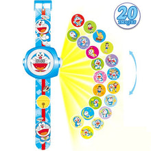 Load image into Gallery viewer, 3D Projection Minnie Unicorn Kids Watches Children Toy LED Digital Kid Boys Girls Clock Watches Spiderman Child Watch
