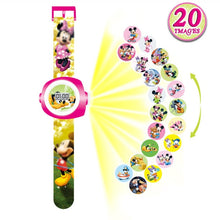 Load image into Gallery viewer, 3D Projection Minnie Unicorn Kids Watches Children Toy LED Digital Kid Boys Girls Clock Watches Spiderman Child Watch
