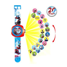 Load image into Gallery viewer, 3D Projection Minnie Unicorn Kids Watches Children Toy LED Digital Kid Boys Girls Clock Watches Spiderman Child Watch
