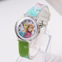 Load image into Gallery viewer, New Princess Elsa Children kid Watches Colorful Light Source Boys Watch Girls Kids Party Gift Clock Wrist Relogio Feminino
