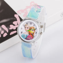 Load image into Gallery viewer, New Princess Elsa Children kid Watches Colorful Light Source Boys Watch Girls Kids Party Gift Clock Wrist Relogio Feminino
