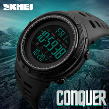 Load image into Gallery viewer, SKMEI Brand Men Sports Watches Fashion Chronos Countdown Men&#39;s Waterproof LED Digital Watch Man Military Clock Relogio Masculino
