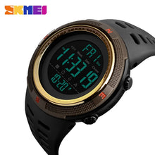Load image into Gallery viewer, SKMEI Brand Men Sports Watches Fashion Chronos Countdown Men&#39;s Waterproof LED Digital Watch Man Military Clock Relogio Masculino
