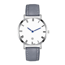 Load image into Gallery viewer, Men Watches Business Style Round Dial Quartz Soft Leather Strap Minimalist Ultrathin Wrist Watches Birthday Gift
